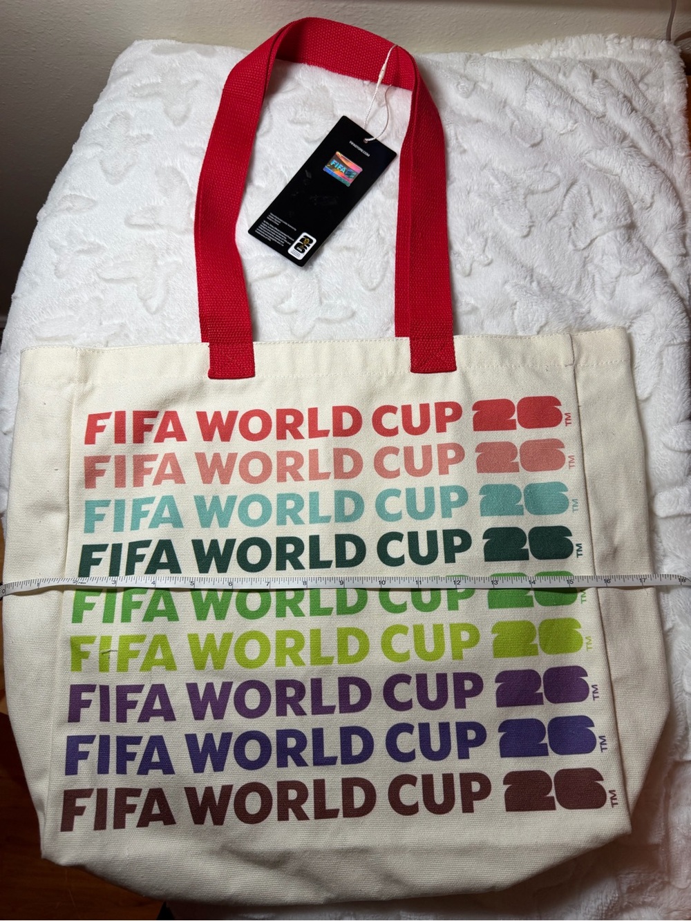 ⚽🌎 NWT Official FIFA World Cup 2026 Canvas Tote Bag ✨ - Picture 8 of 10